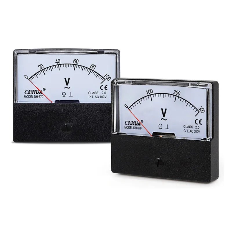 DH-670 Вольтметр постоянного и переменного тока указатель 5 В 10 15 20 25 30 50 75 100 150 200 300 450
