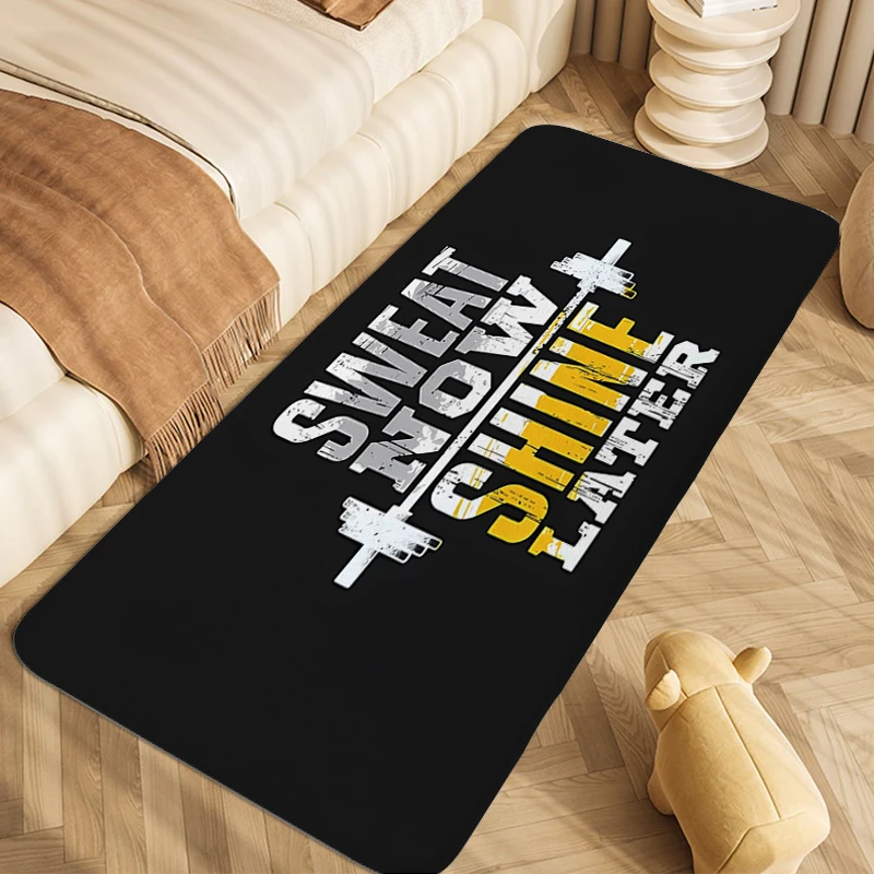 Коврик для ног с цифровым принтом ванной комнаты коврик тренажерного зала