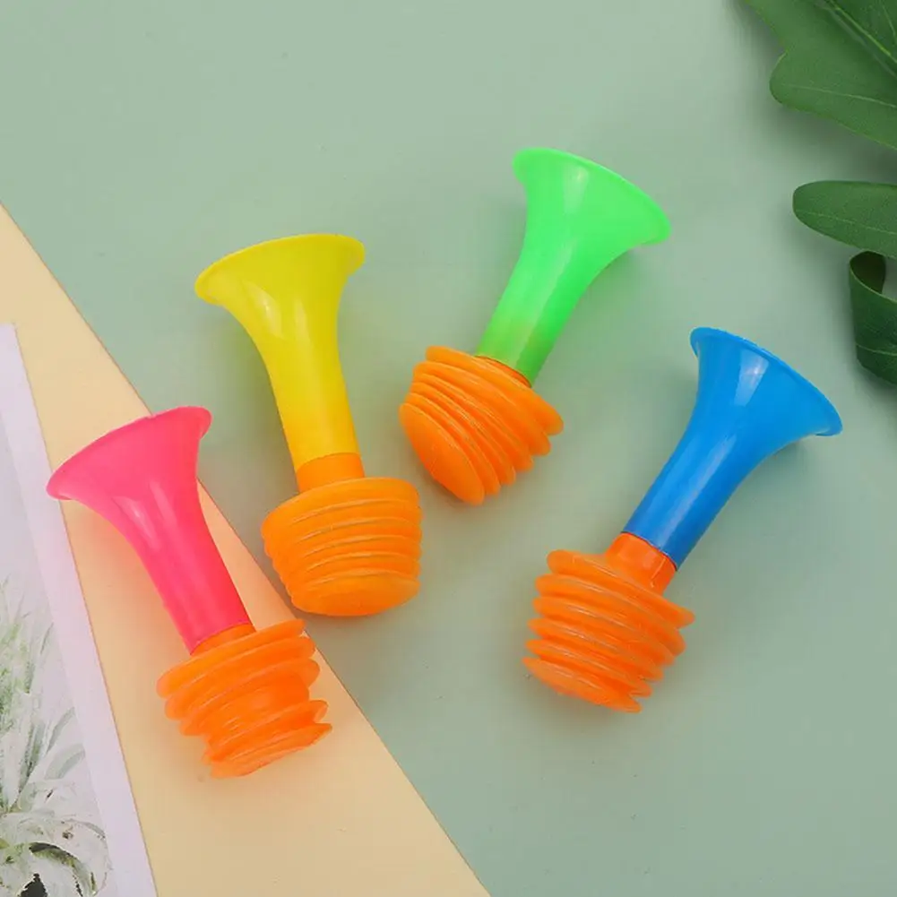 

NEW 1pcs Musical Instruments Horns Kid Trumpet Toy Instrument Cartoon Plastic Baby Pressing Musical Child Trumpet Wind Toys X3V1