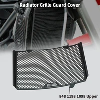 cnc radiator grille cover guard grill protector for ducati 848 1198 1098 upper radiator guard 2007 2008 2009 2010 2011 2012 2013