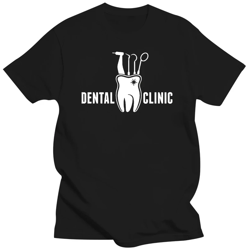 

Men's T-Shirt Dental Clinic Pre-Cotton Tee Shirts New Teenage Tshirts Man T Shirts Dress Homme