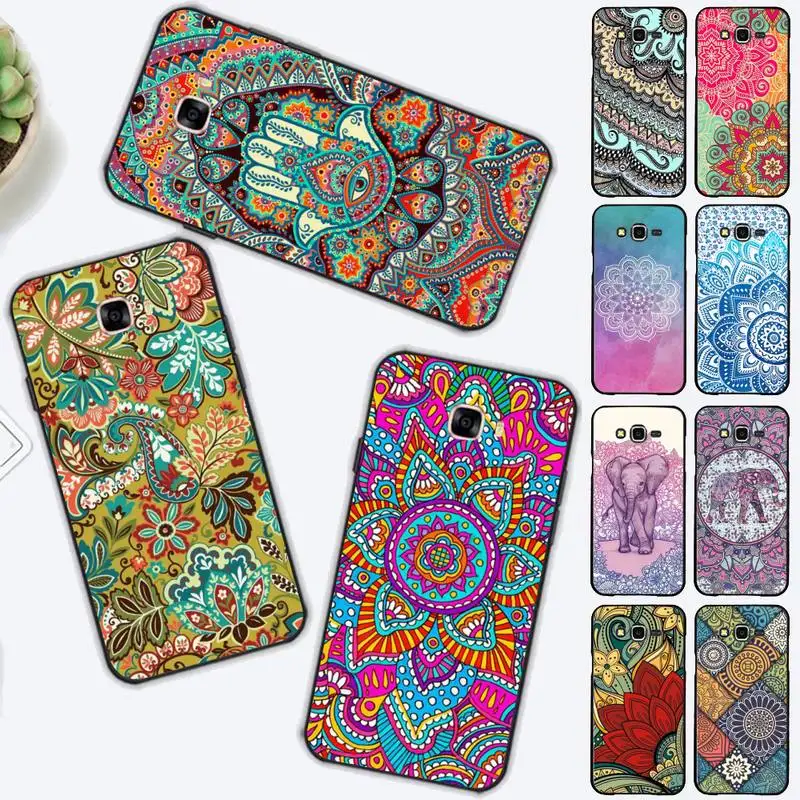 

Mandala Chakra Yoga Phone Case for Samsung J 2 3 4 5 6 7 8 prime plus 2018 2017 2016 core