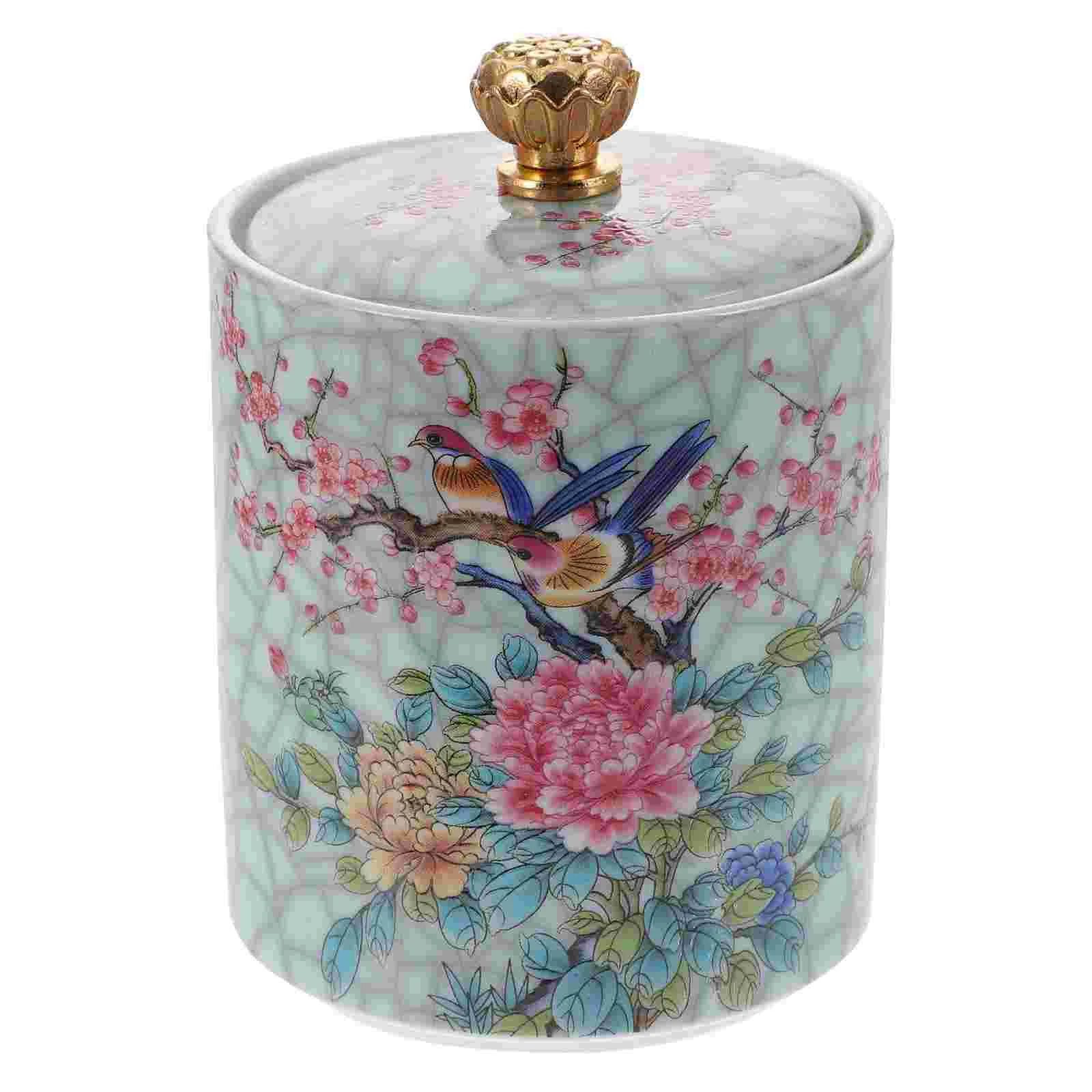 

Tea Canister Jar Coffee Kitchen Ceramic Container Canisters Storageairtight Tins Loose Tin Bean Small Jars Cereal Sugar Grain