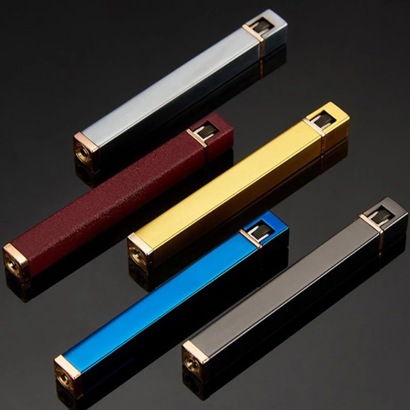

Metal Free Fire Torch Lighter Portable Refillable Gas Windproof Square Butane Cigarette Compact Tool Flame Gadget Creative Gift