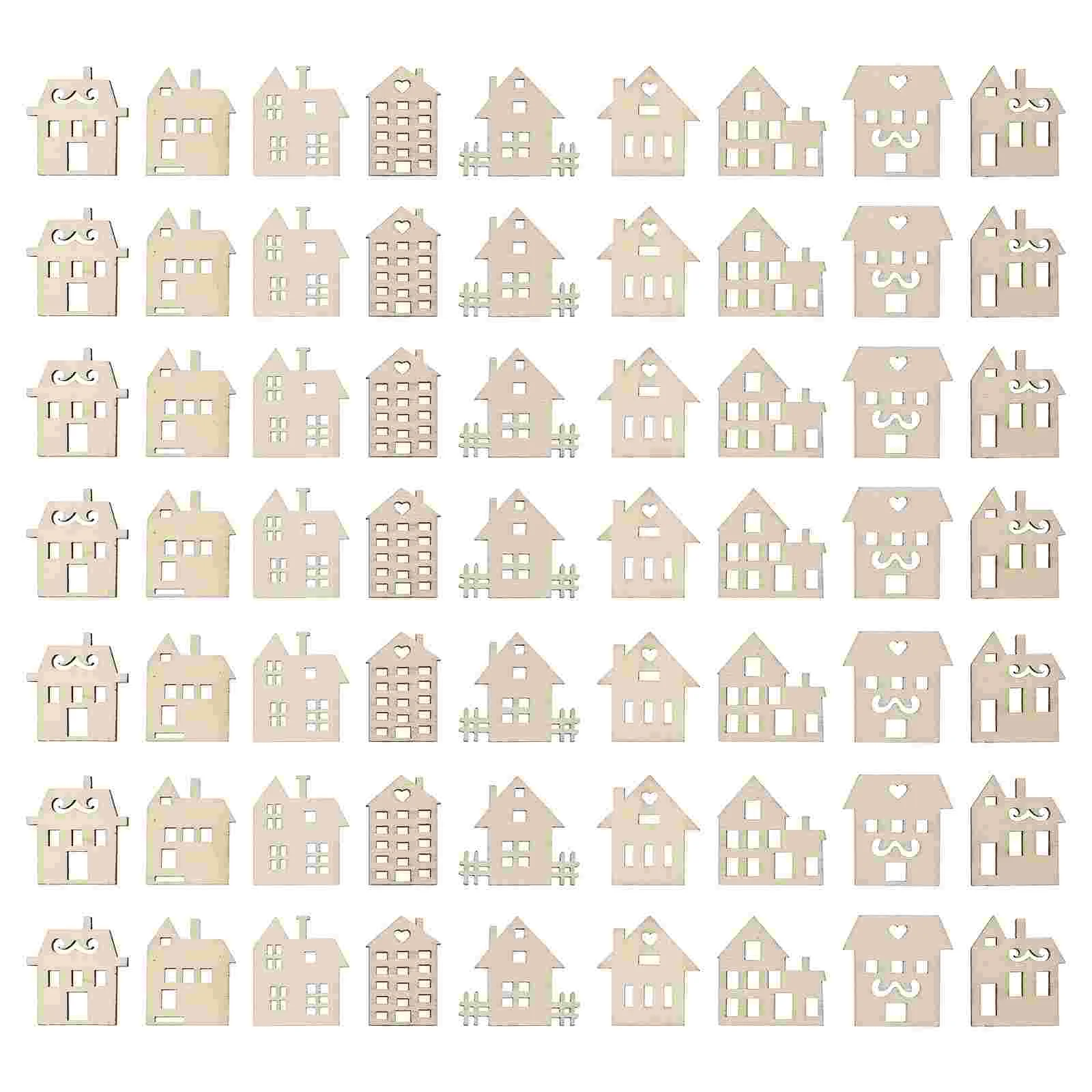 

Wood House Wooden Unfinished Craft Cutouts Slices Shape Crafts Shapes Embellishments Graffiti Chips Cutout Kids Kit Shaped