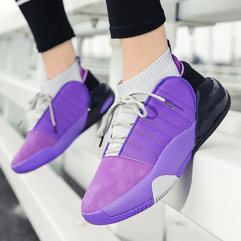 SENTA Sock Basketball Shoes Men Sneakers Men Boys Basket Shoes Autumn High Top Anti-slip Outdoor Sports Shoes Trainer Zapatillas