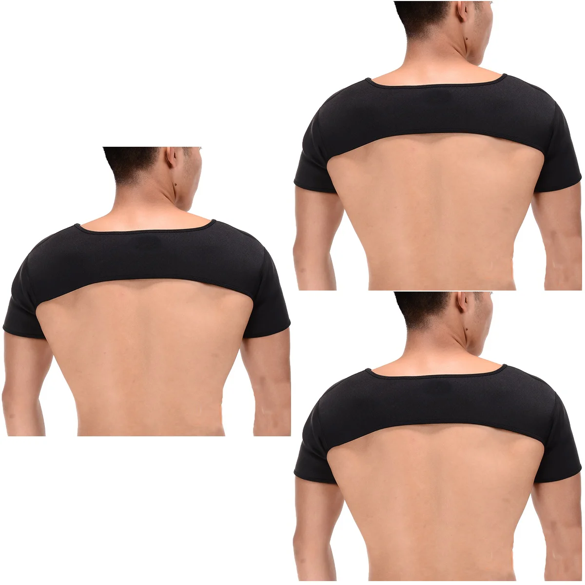 

3pcs SBR Double Shoulder Protection Composite Material Shoulder Protection Warm Cover Pad for Outdoor Mountaineering Sports