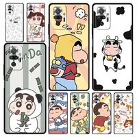 cute crayon shin chan phone case for xiaomi redmi note 11 10 pro 9s 11s 9 8 7 8t 9c 9a 8a 10s k40 k50 gaming 9t silicone cover