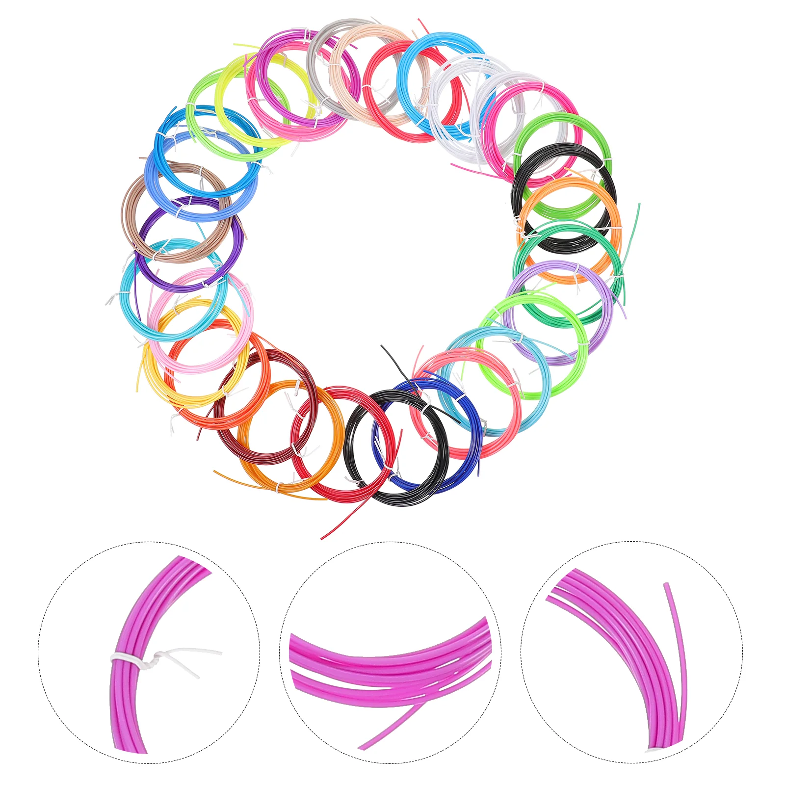 

30 шт., наполнитель для 3D-принтера, 175 мм