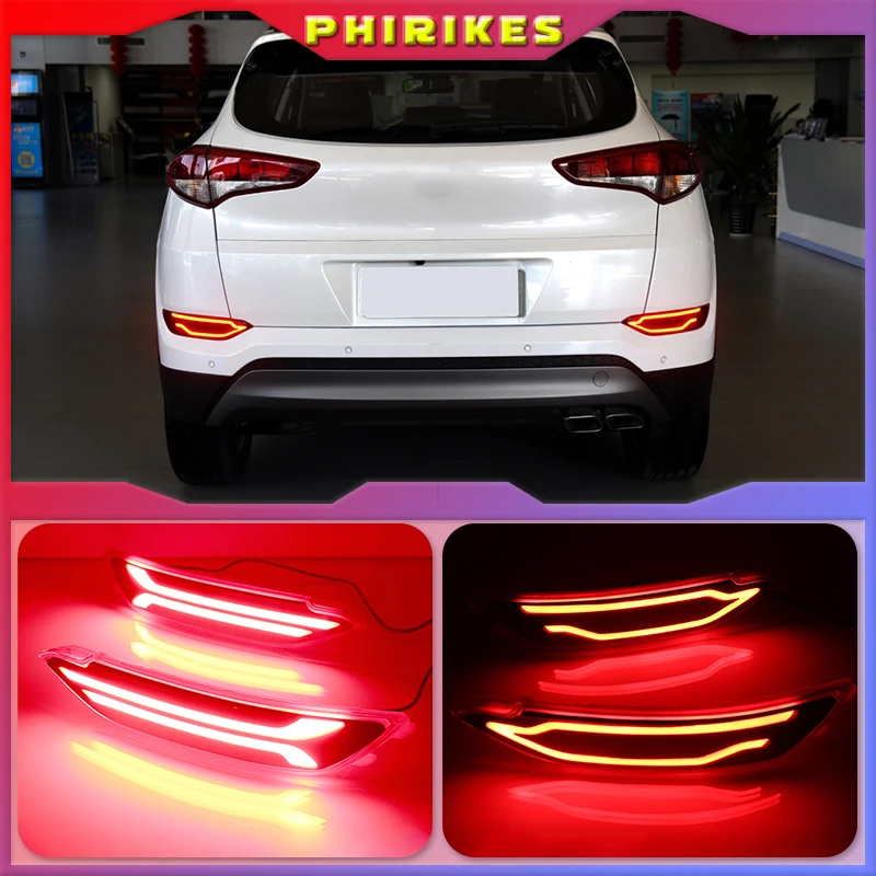 

2 шт., Автомобильные светодиодные фонари для Hyundai tucson 2015 - 2018