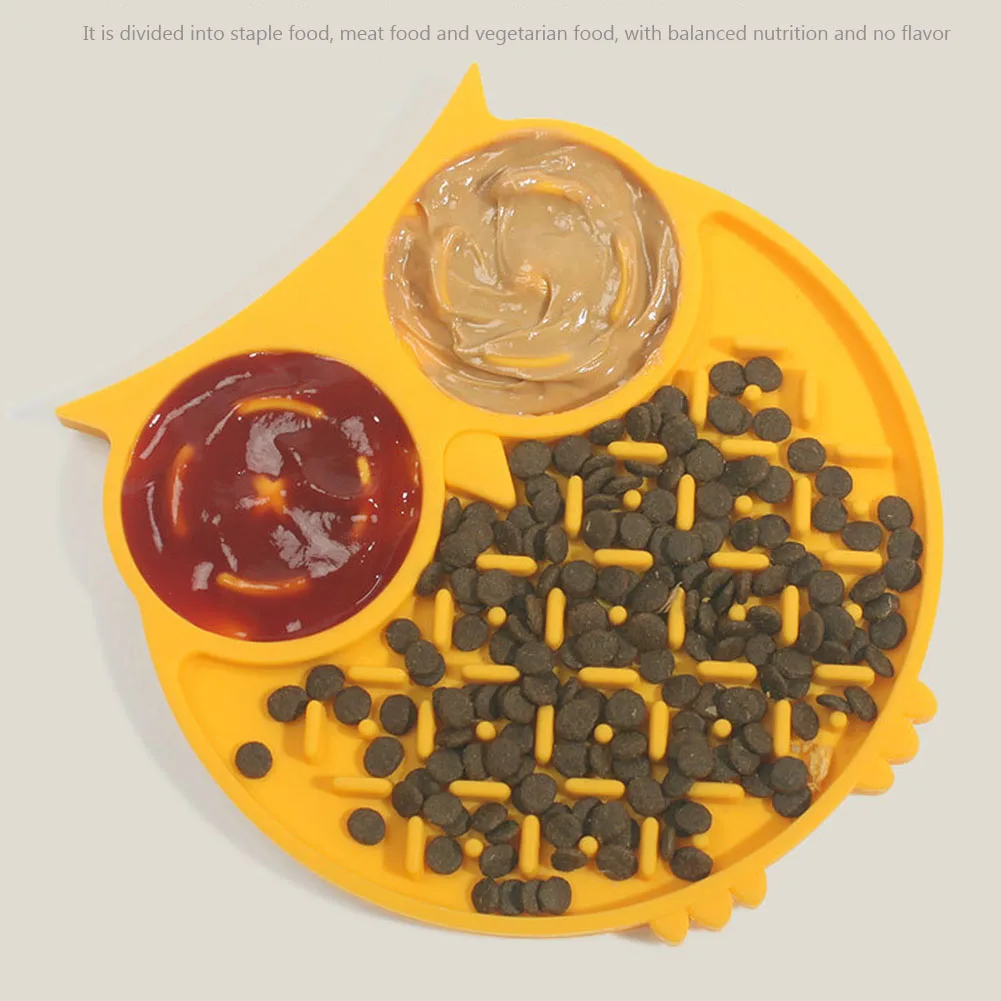 Миски для домашних питомцев и кошек силикон присоска медленные кормушки собак |
