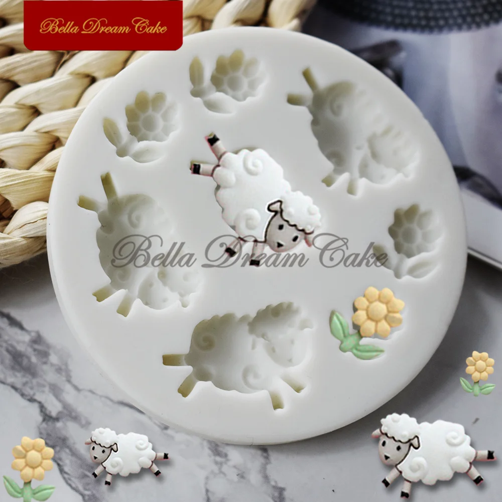 Силиконовая форма для торта 3D овечка/цветок антон александрович борисов храбрая овечка притчи для