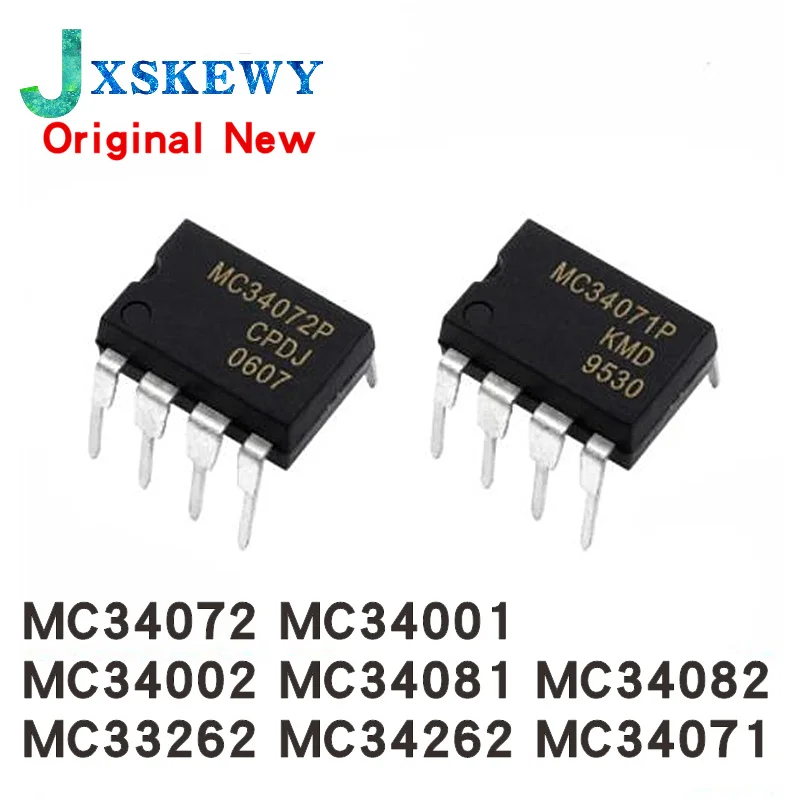 5 шт., MC34071P MC34071PG MC34071 DIP-8 MC34072PG MC34072P MC34001P MC34002P MC34081PG MC34081P MC34082P MC33262P MC34262P DIP8
