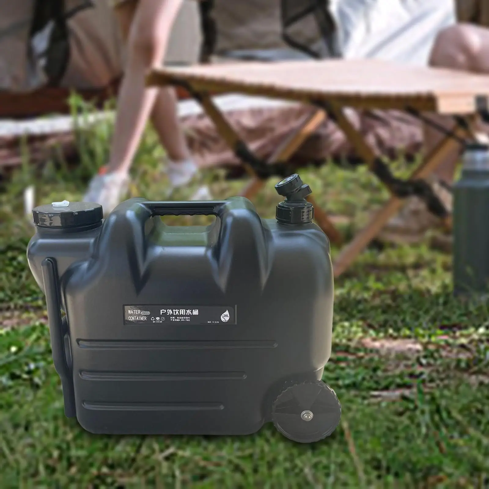 Контейнер для воды с патрубком и винтовой крышкой напитков Резервуар Большой