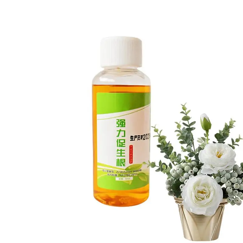 

50ml Rapid Rooting Agent Liquid Plant Rooting Stimulator Liquid Rooting Fertilizer Rich Nutrient Fast Acting Plant Seedling