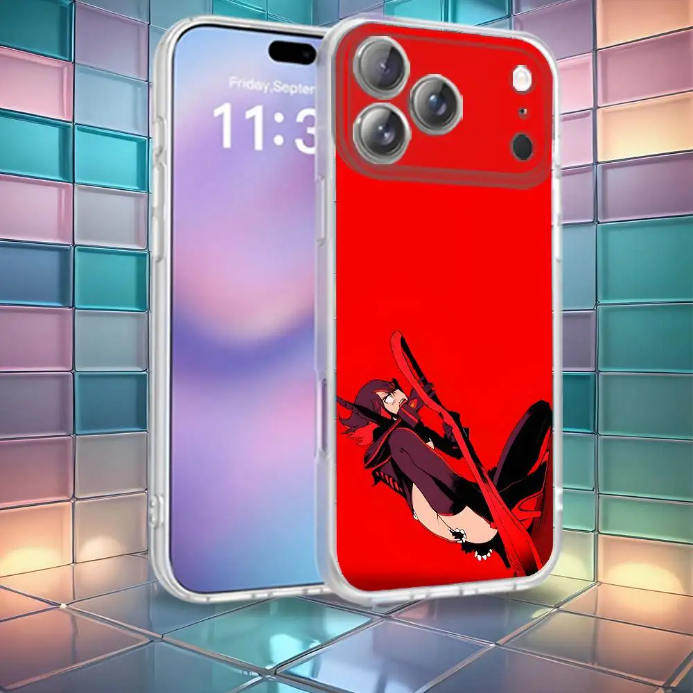 Фото Матовый магнитный чехол KILL la K-KILL R-Ryuko M-Matoi для iPhone 17, 12, 11, 14, 13, 15, 16, Plus, Air, Pro, Max, E, Mini с поддержкой MagSafe №4