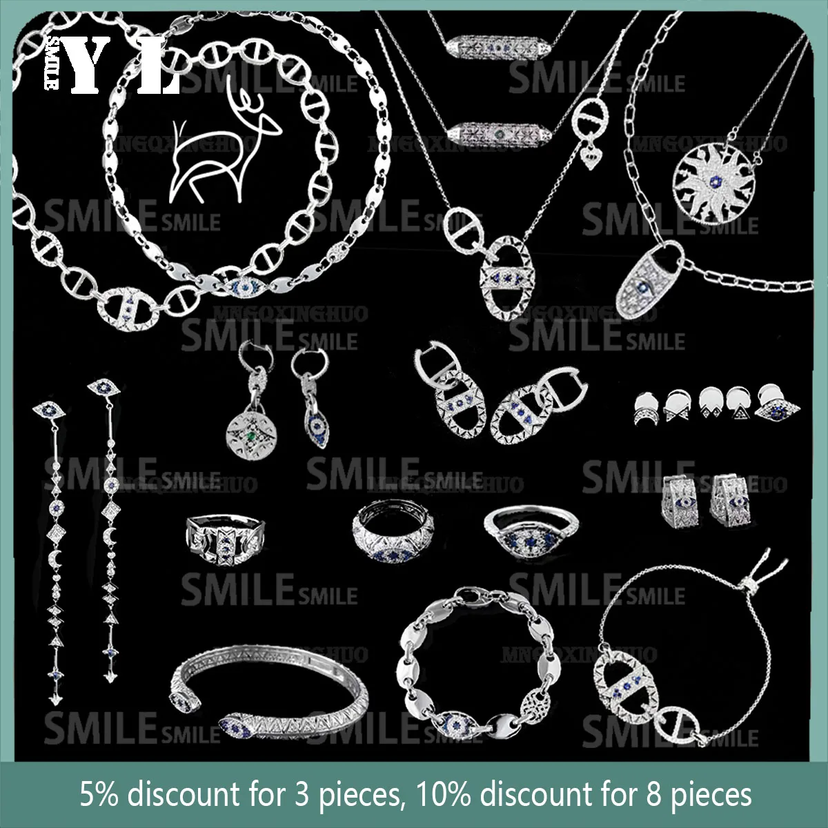 

Fashion S925 Sterling Silver Devil's Eye Personalized Jewelry Temperament Luxury Jewelry Holiday Party Gift Necklace Women