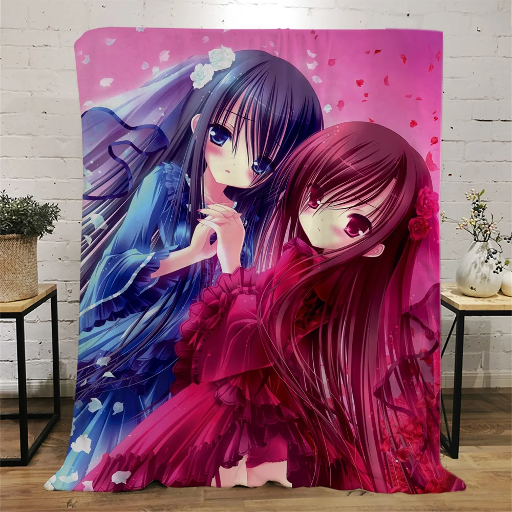 

Модные фланелевые одеяла CLOOCL с 3d-рисунком из мультфильма аниме, летнее одеяло для девочек, сохраняющее тепло, одеяла для кондиционера