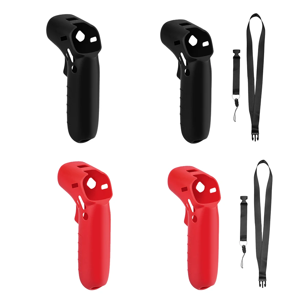 

Силиконовый чехол для контроллера движения защитный кожаный чехол на шею ремешок против потери шнурок для DJI FPV аксессуары для дрона