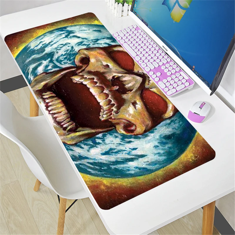 

Игровой коврик для мыши Xxl для компьютера, коврик для мыши 900x400, аксессуары для компьютерного стола, крутые противоскользящие игровые коврик...