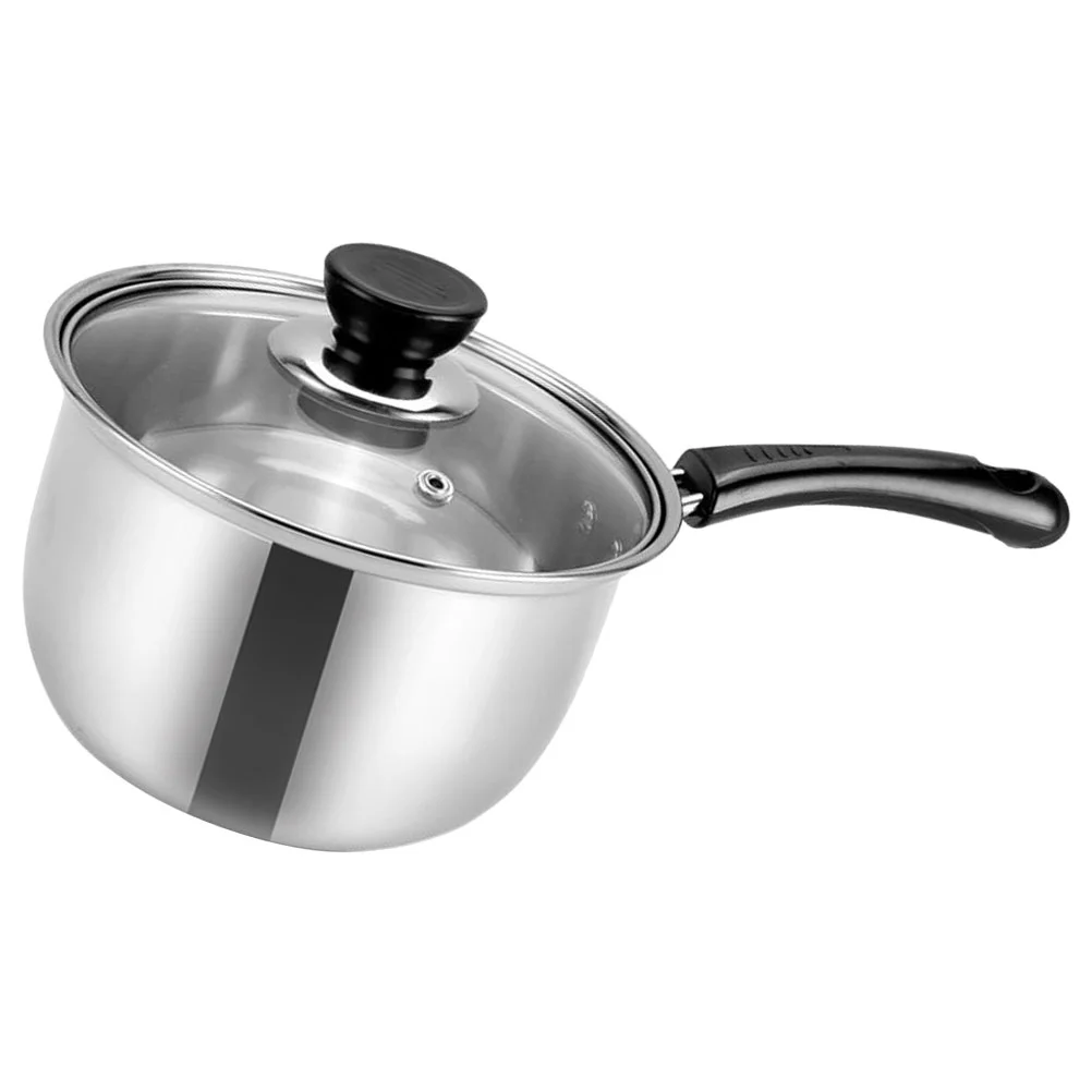 

Milk Pot Baby Food Cooking Pot Lid Design Milk Pot Household Nonstick Saucepan Kitchen Cooking Pot
