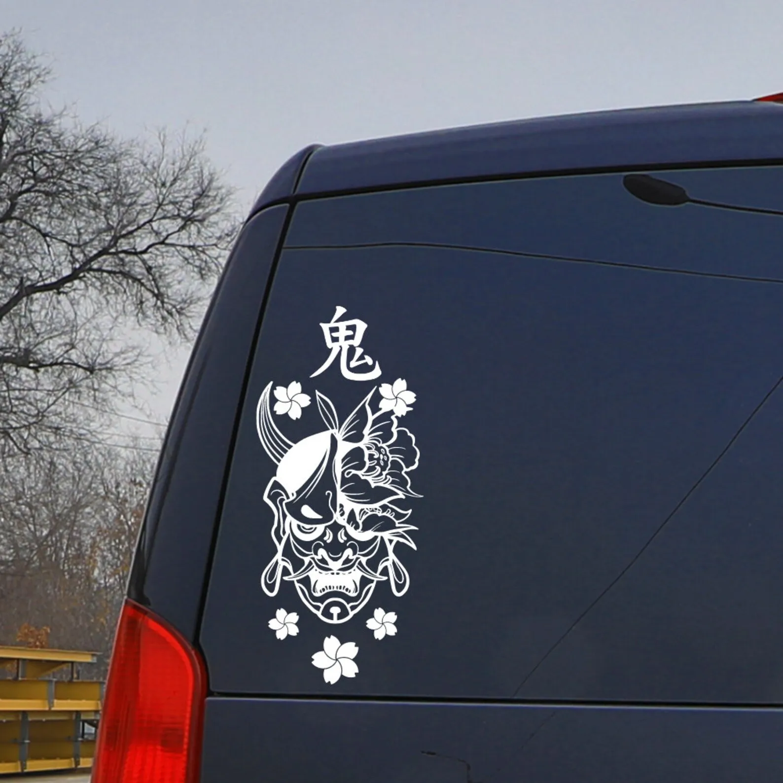 Японская аниме маска монстра Сакура для автомобиля Наклейка украшение заднее