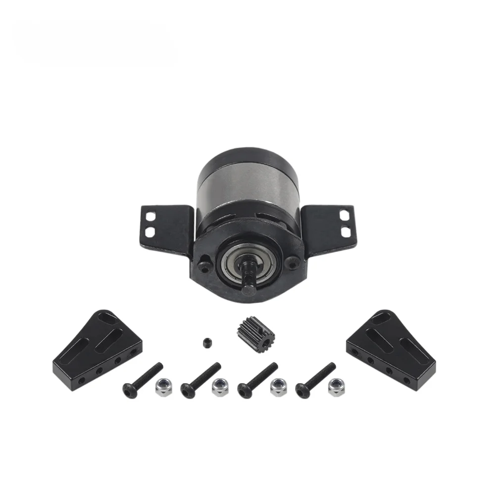 

Металлический редуктор с передаточным отношением 1:17, редуктор планетарной коробки передач с креплением для 1/10 RC Crawler Car D90 Axial SCX10 Upgrade