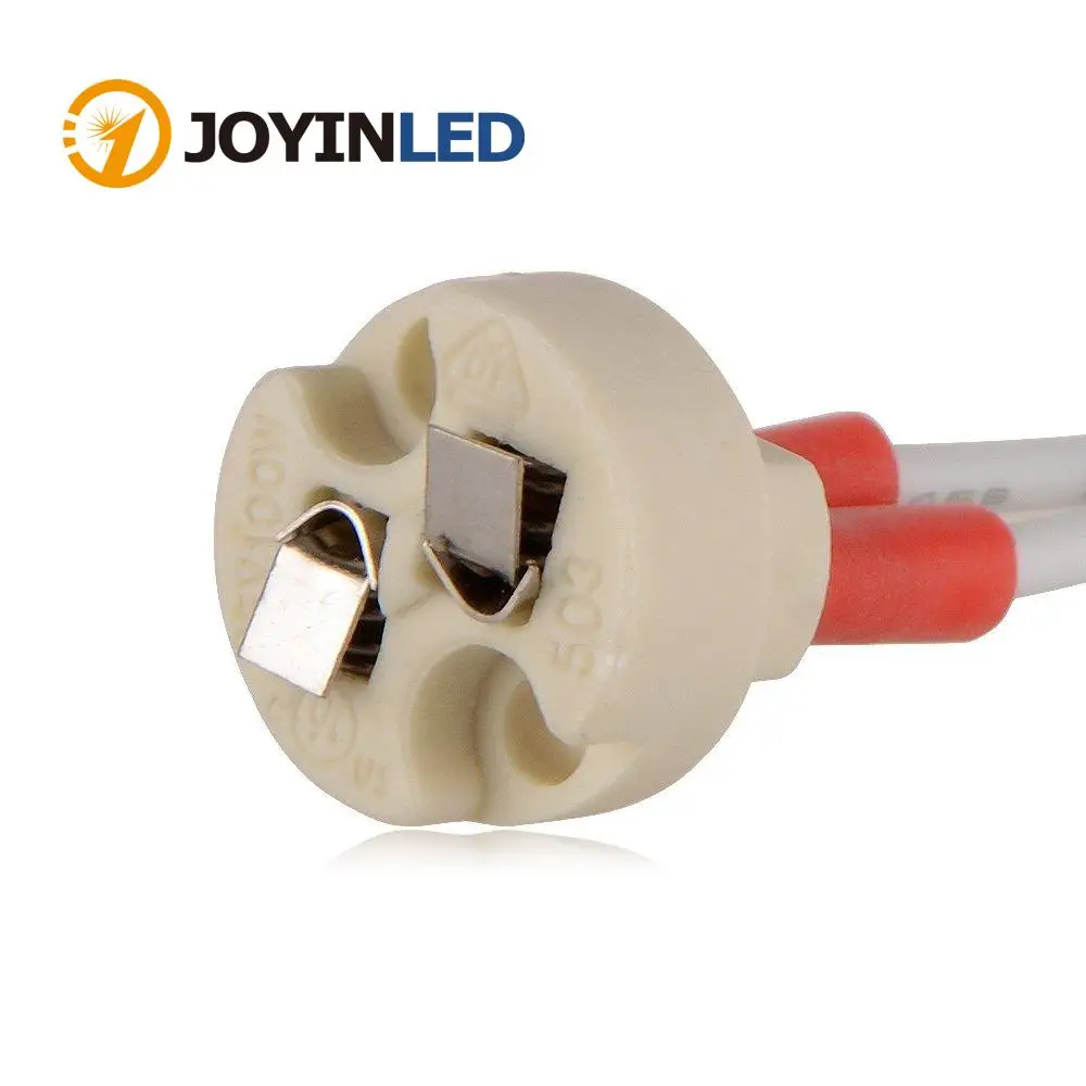 

Разъем для лампы, 12 шт./лот, 15 см, переходник, фарфоровый разъем, MR16 GU5.3 LED/CFL/галогенная лампа, мини-двухконтактный разъем