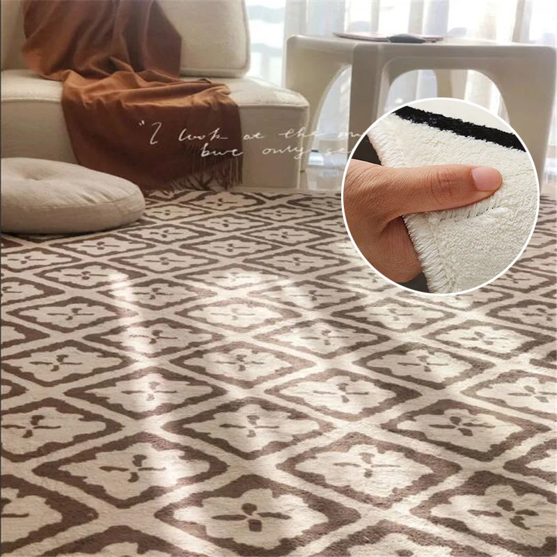 

Fluffy Carpets for Living room Large Plush Rugs for Girls Bedroom Decoration home Minimalism Room Decor Lounge Rug Soft Mat