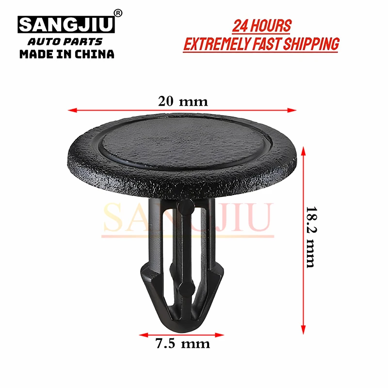 

20 шт., клипсы для переднего крыла Honda Civic CRV 91501-SNA-003