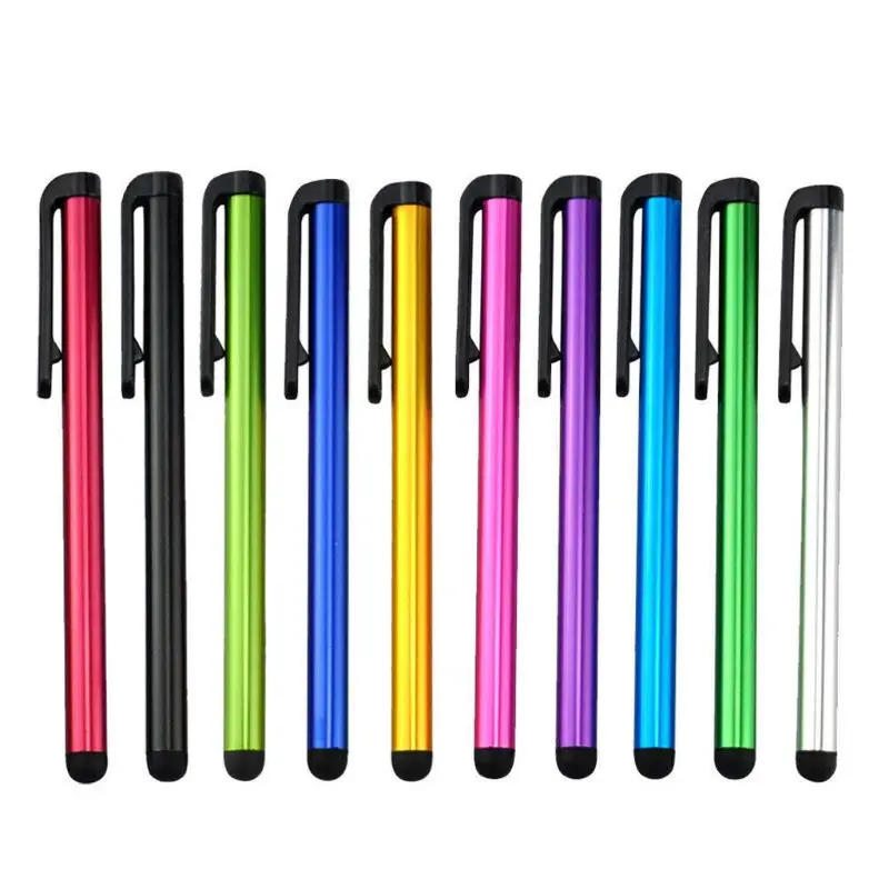 

Универсальная Мягкая головка с зажимом для телефона, планшета, прочный стилус, ручка-карандаш для емкостного сенсорного экрана