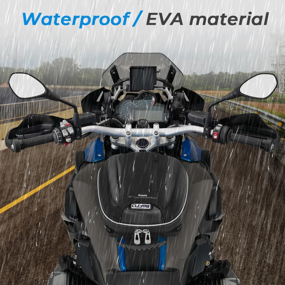 Motorcycle Tank Bag Backpack With Charge Port Waterproof Expandable Fuel Oil Bag For Honda Rebel CMX500 CMX300 CM CMX 500 300 enlarge
