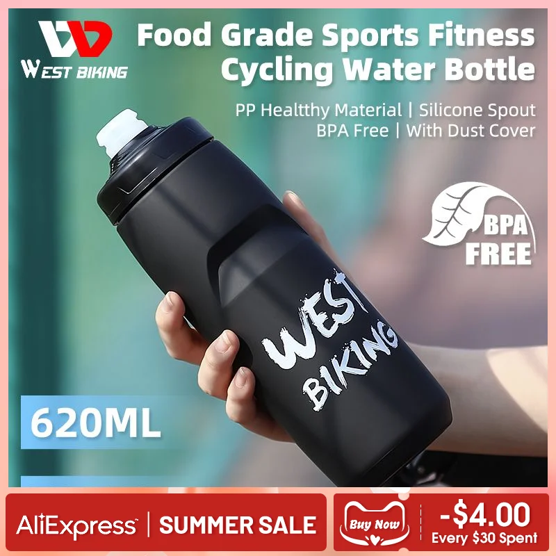 

Женская велосипедная бутылка для воды объемом 750 мл, герметичная Спортивная бутылка для воды пищевого класса для фитнеса, бега, велоспорта, кемпинга, пешего туризма, чайник, велосипедная бутылка