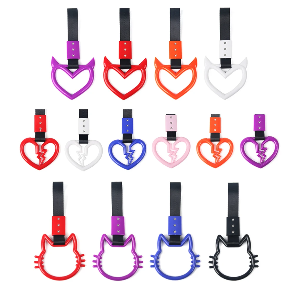 JDM автомобильные аксессуары Кот тсурикава кольцо ручка ремешок петли бампер автобус автомобиль Дрифт Очаровательная фотоэтикетка