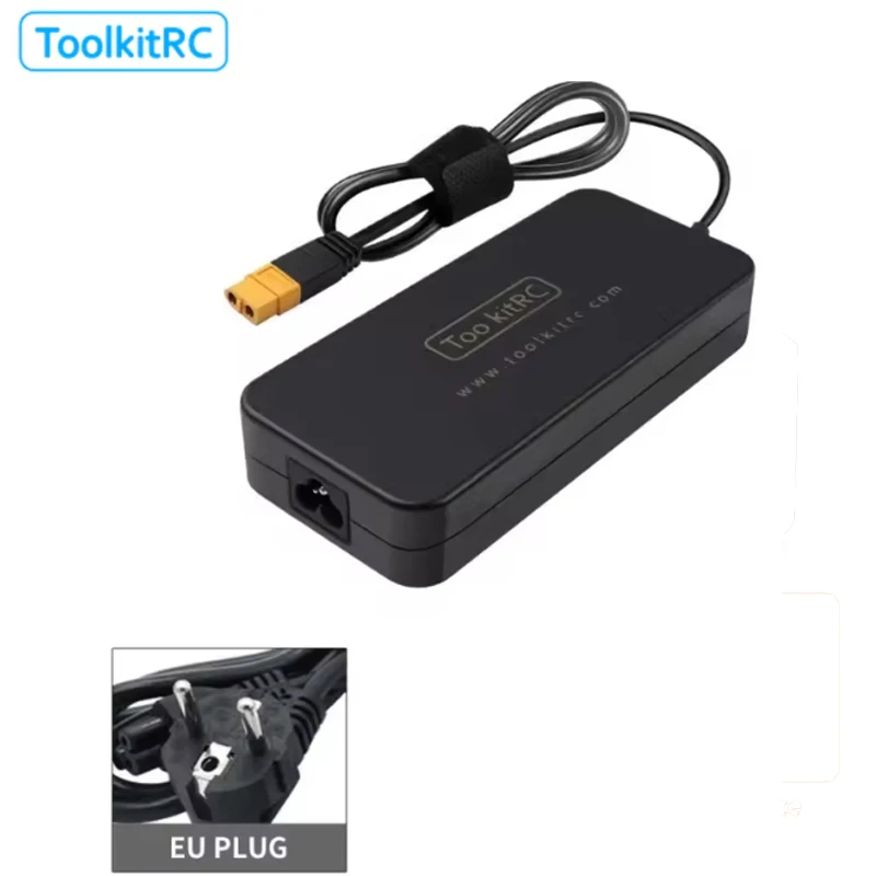 Фото Адаптер питания ToolkitRC ADP200 AC - 200 Вт, 19.5 В, 10.3 А, разъем XT60 для зарядных устройств RC iSDT GTPower HotRC SkyRC №3