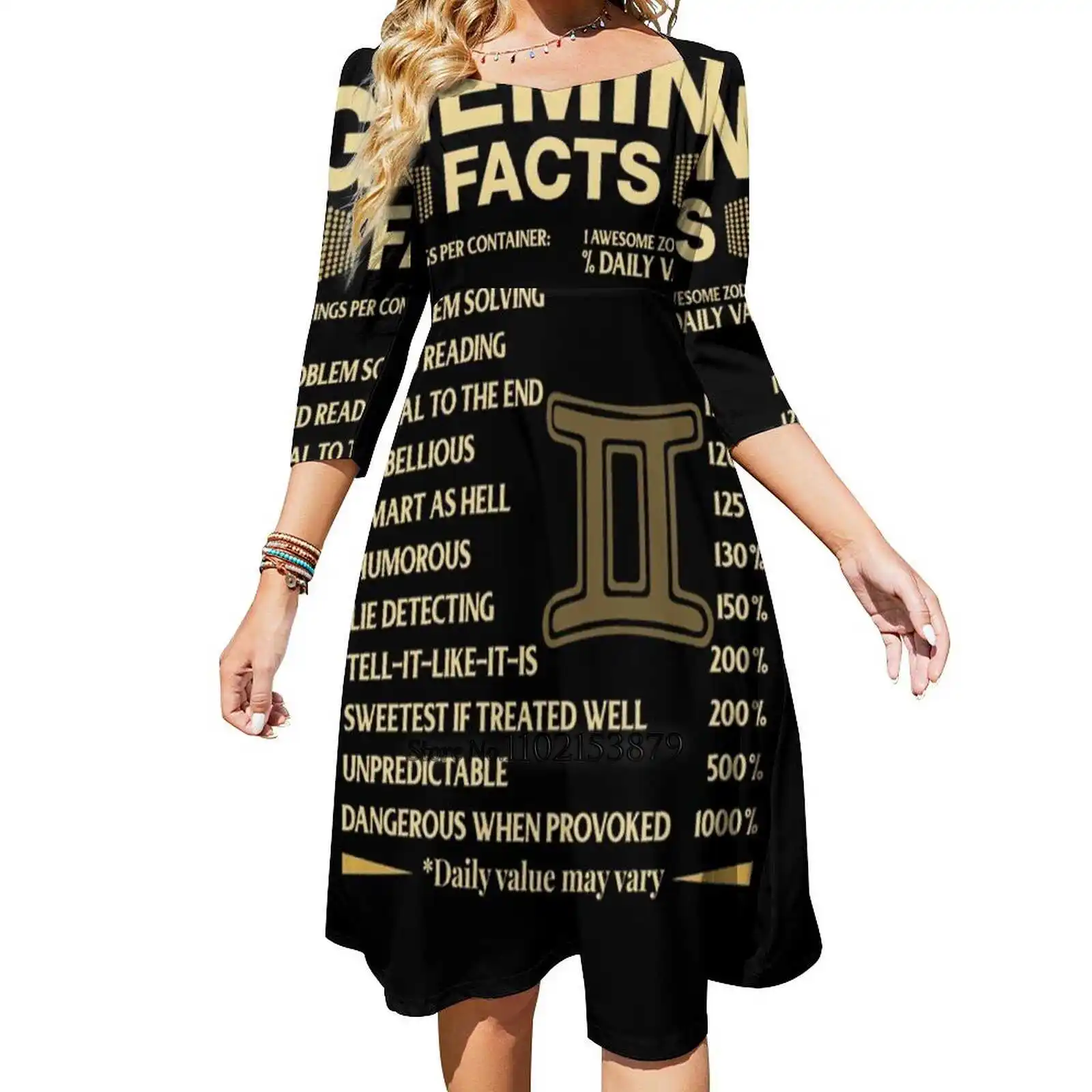 

Платье с открытой спиной, квадратным вырезом, знаком зодиака