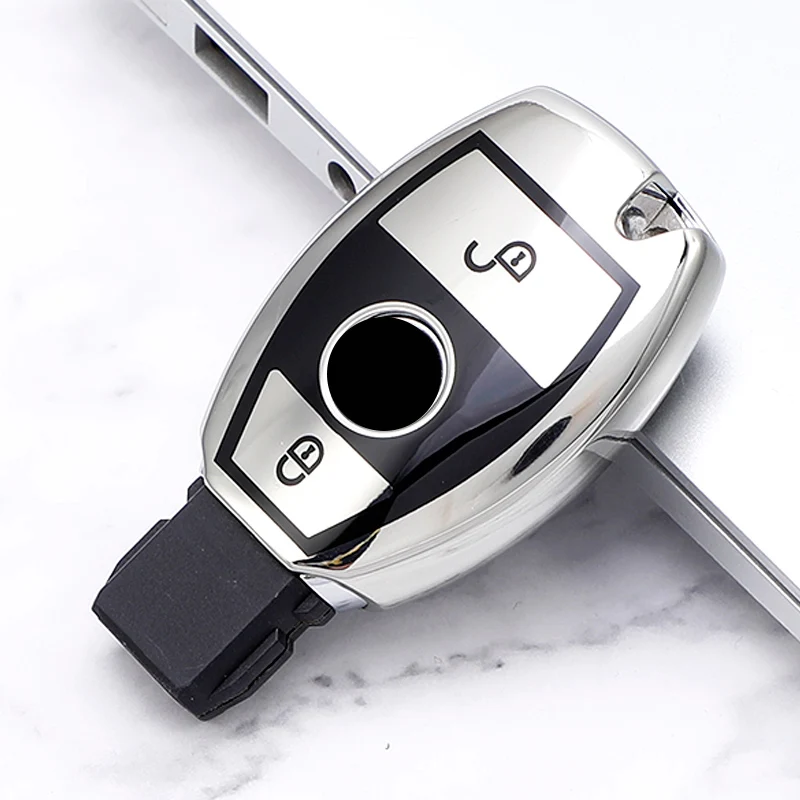 

2/3 кнопки для Mercedes Benz A B G R Class GLA GLK W176 W204 W251 W463 Мягкий чехол из ТПУ с дистанционным управлением, аксессуары для брелоков