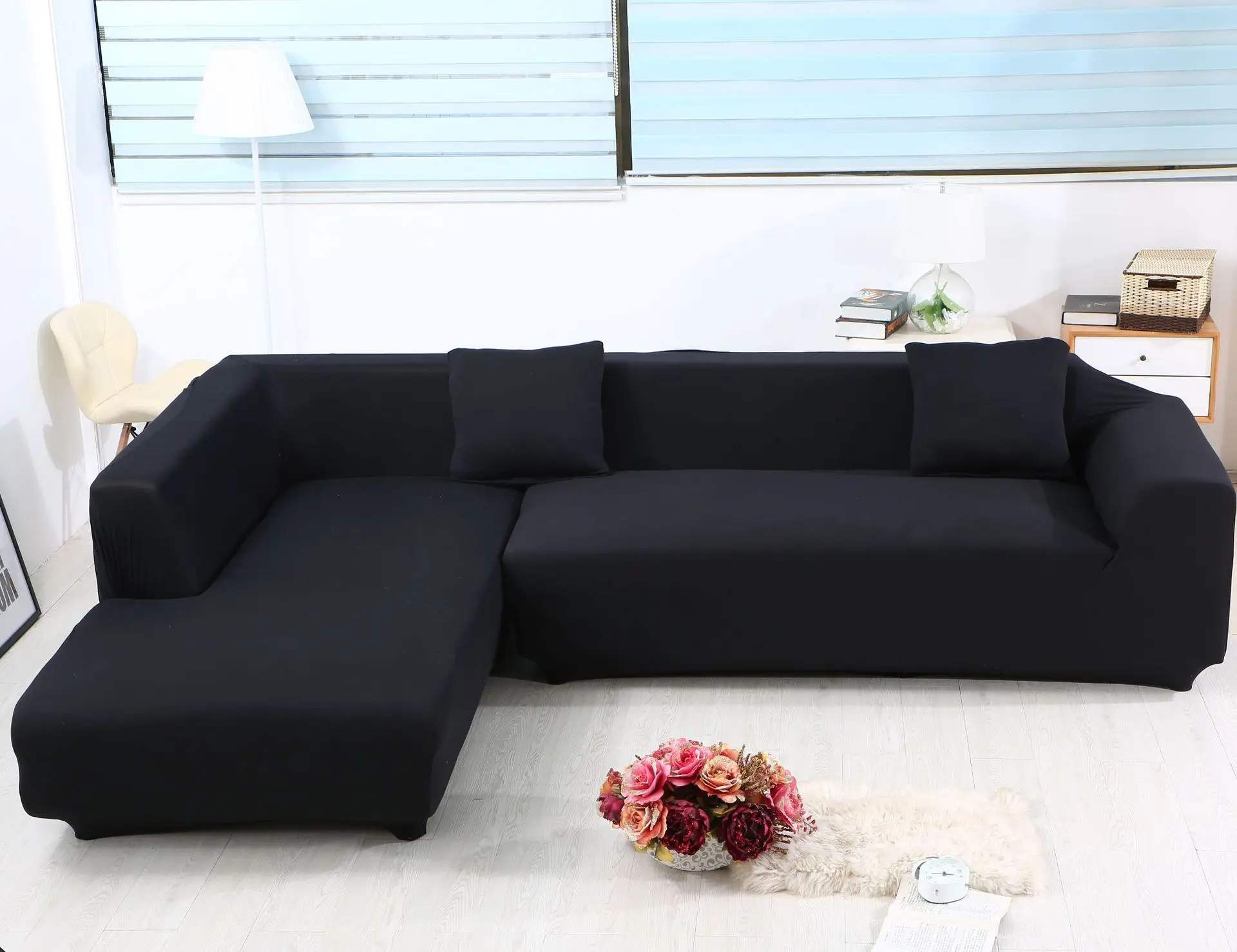 

2023 new elastic non-slip sofa cover sofa cover solid color custom sofa cover
