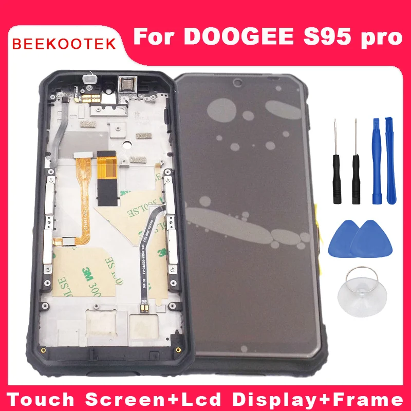 

New Original DOOGEE S95 Pro LCD Display+Touch Screen Digitizer+Frame Assembly Repair Accessories Parts For DOOGEE S95 PRO Phone