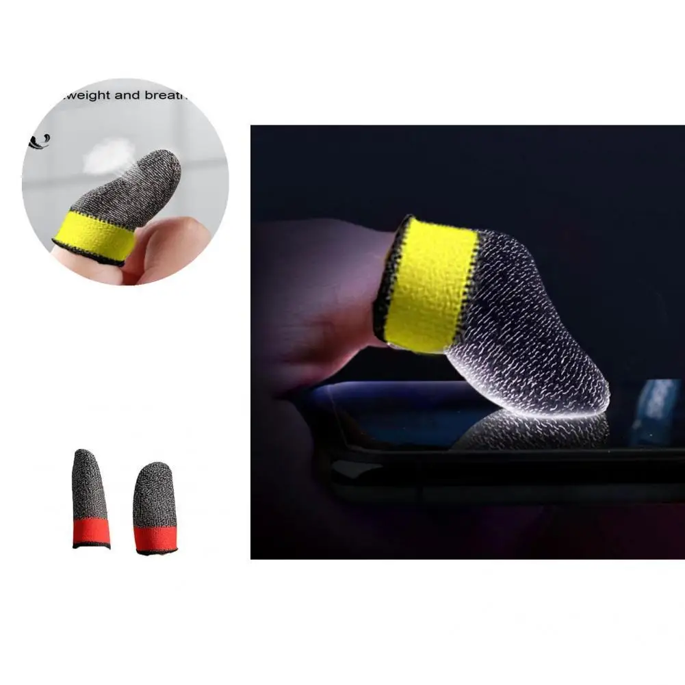 

1 Pair Practical Lightweight Breathable Mobile Game Thumb Gloves for Video Game Gaming Thumb Gloves Gaming Finger Cots
