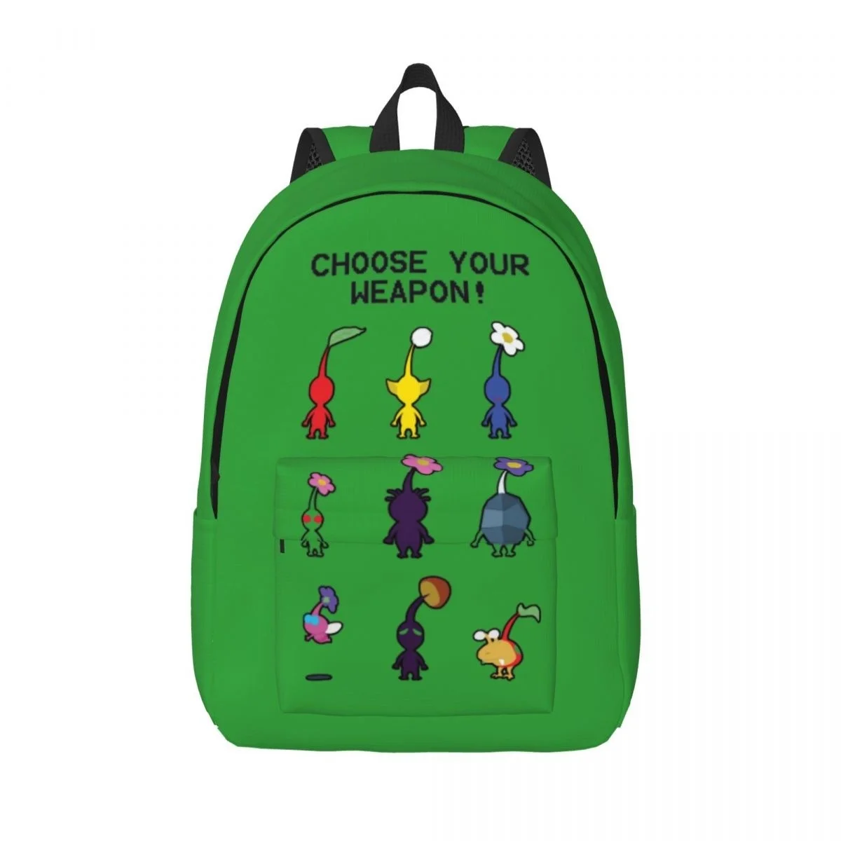 

Милый школьный портфель с рисунком пикмина для подростков, рюкзак для учеников средней и старшей школы, подарок для колледжа