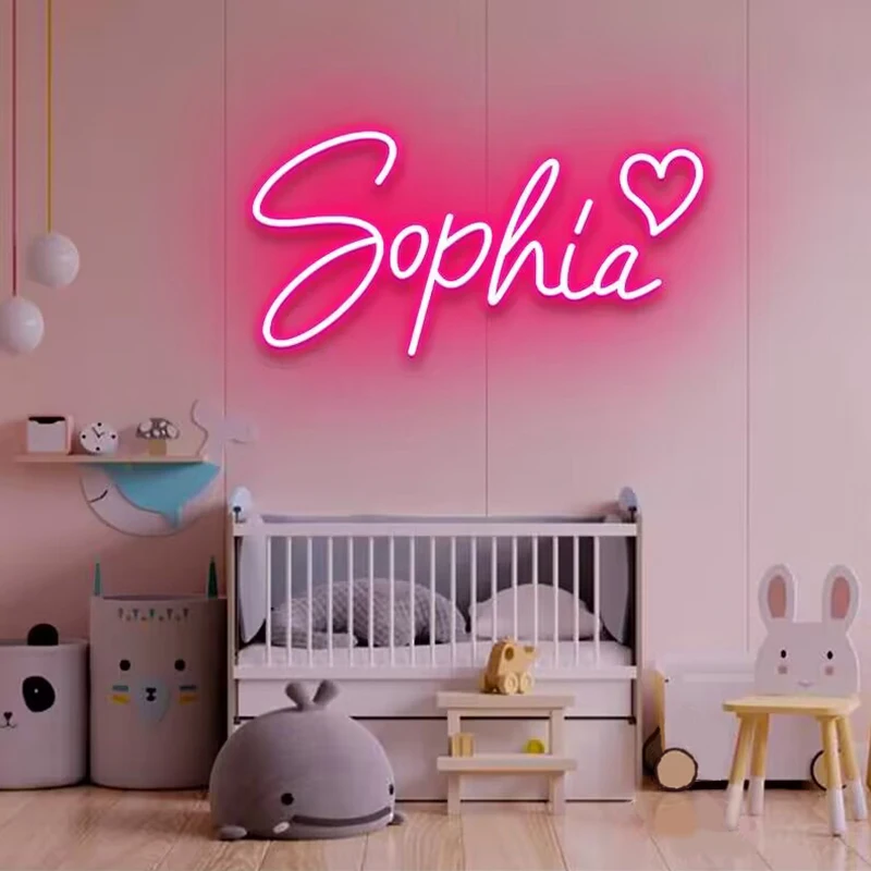 

Custom Name Led Neon Sign Personalized Neon Sign logo Wedding Party Wall Decor Name Business Marriage Neon Signs