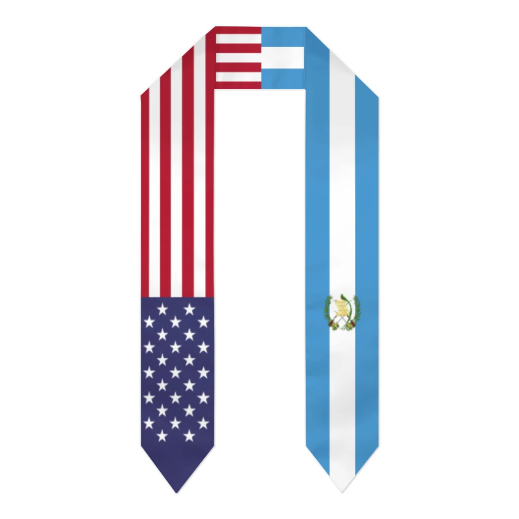 Выпускной пояс флаг США 12 палантин шали накидки для выпускников шарф подарки