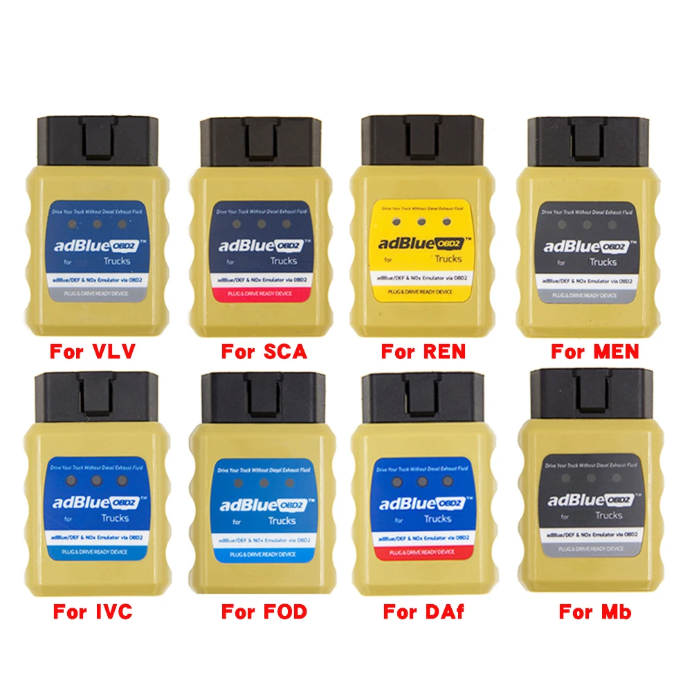

Эмулятор AdBlue OBD2 EURO 4/5, Эмулятор датчика AdBlueOBD2 NOx SCR для Scania, для DAF, для Renault, для IVECO, для Volvo