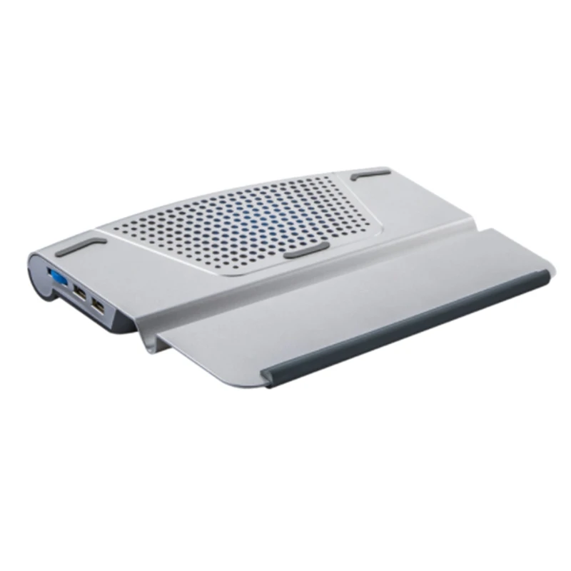 

Высокопроизводительный алюминиевый охладитель для ноутбука, для ПК и Ipad, серебристый