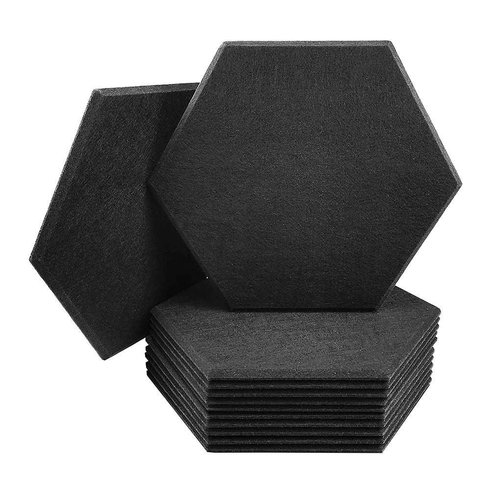 

12PCS 9 Color Sound Proof Acoustic Panel Soundproofing Wall Stickers Home Studio Noise Insulation Deco Door Bedroom Accessories