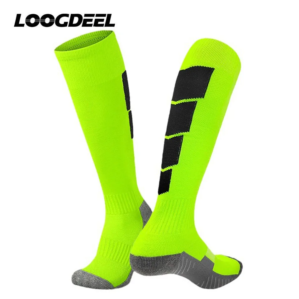 Футбольные носки до колена унисекс полиэстер дышащие спортивные и повседневные