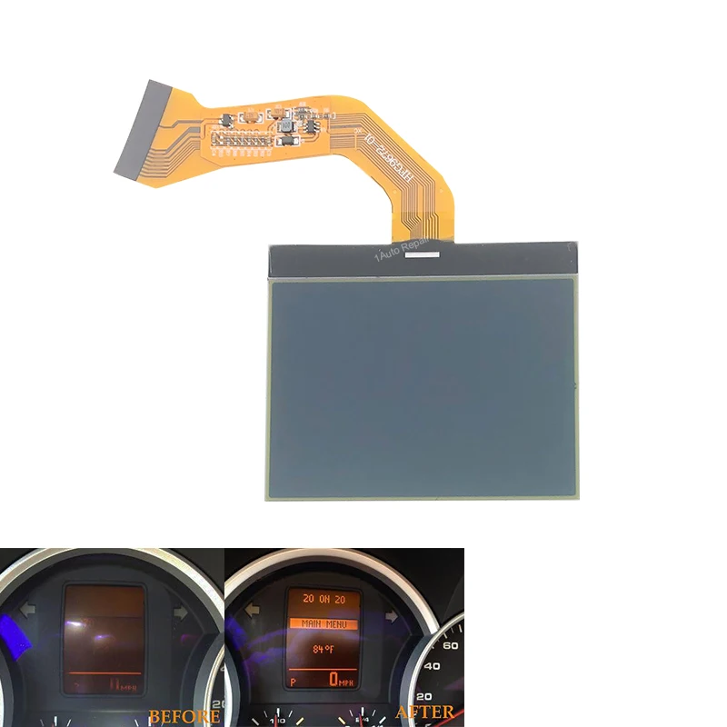 Экран монохромного центрального LCD дисплея приборной панели для Porsche Cayenne S 2003-2009 VW Touareg V6 2004-2007 и выше.