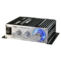 lepy mini amplifier home audio stereo hi fi power amplifier 2 channel digital class d powerful bass music streaming amp