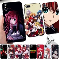 yinuoda akeno rias gremory high school dxd phone case for iphone 11 12 13 mini pro xs max 8 7 6 6s plus x 5s se 2020 xr case